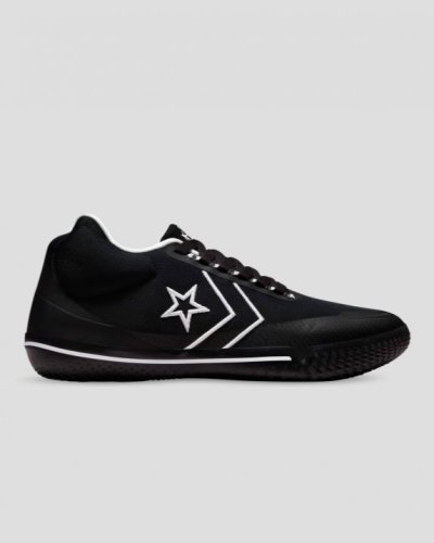 Converse All Star BB EVO Between The Lines Mid Sko Herre, Svart NO-567652