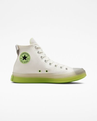 Converse Chuck Taylor All Star CX Lo-Fi Craft Høye Sko Dame, Hvite / Lyse Grønn NO-118698